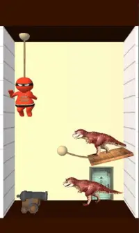 Rope cut rescue game Screen Shot 0