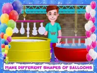 गुब्बारा निर्माता कारखाना उन्माद बच्चों के लिए खेल Screen Shot 3