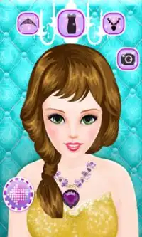 Парикмахерская принцесса Игры Screen Shot 7