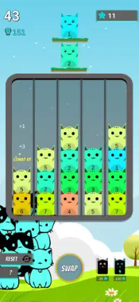 Merge Cat Plus - The Kitty Catris Game Screen Shot 1