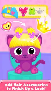 Cute & Tiny Hair Salon - Baby Pets Get Makeovers Screen Shot 2