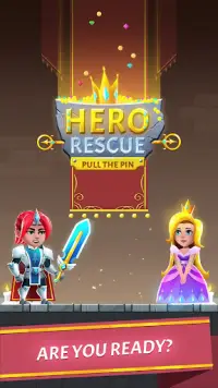 Hero Rescue - Pin Puzzle - Tirez l'épingle Screen Shot 2