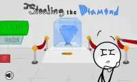 Stickman Stealing the Diamond:Think out of the box Screen Shot 0