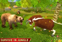Wild Bull Family Survival Sim Screen Shot 0
