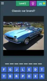 Classic Car Trivia Screen Shot 2