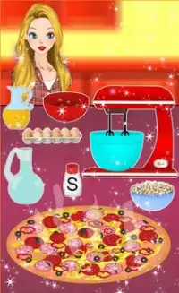 Pizza Kochen Spiele für Mädchen Screen Shot 1