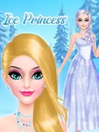 Ice Queen Makeup: Ice Princess Salon Screen Shot 0
