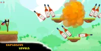 Derribar botellas: tirachinas Screen Shot 2