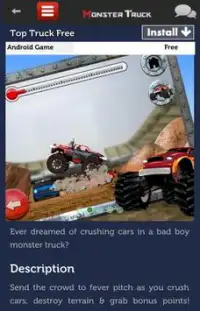 Juegos de Camiones Monstruo Screen Shot 2