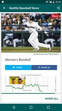 Seattle Baseball News Screen Shot 1