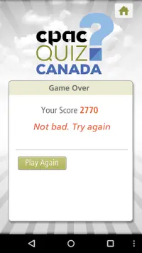 CPAC Quiz Canada Screen Shot 4