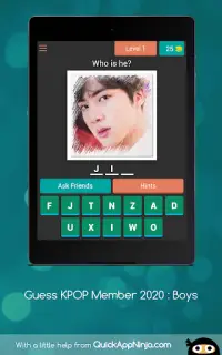 Denk dat de KPOP Idol Quiz 2020: BTS, NCT, SKZ etc Screen Shot 12