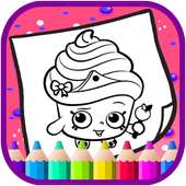 Art Games shopkins Coloring Page