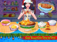 Christmas Sweet Cake Maker - Fun Cooking Game Screen Shot 1