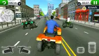 ATVシティ交通レーシングゲーム2019 - City Traffic Racing Games Screen Shot 5