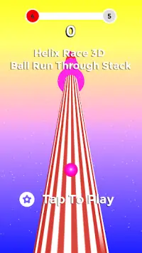 Helix Race 3D : Color Ball Run Through Platforms Screen Shot 3