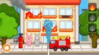 子ども消防車ゲーム - 消防士ゲームあそび  - ロールプレイ、教育、仕事 Screen Shot 4