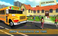 एनवाई सिटी स्कूल बस ड्राइविंग सिम्युलेटर 2017 Screen Shot 1