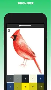 Birds Pixel Art - Birds Color by Number Screen Shot 4