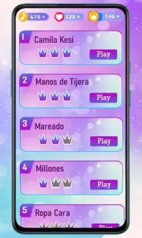 Camilo Mis Manos - Piano Game Screen Shot 1