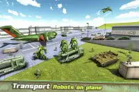 US Army Transport Game - Robot Transformation Tank Screen Shot 5