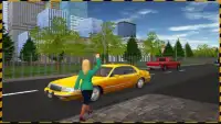City Taxi Drive : 3D Sim 2017 Screen Shot 4