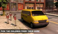 School Van Driver Simulator 3D Screen Shot 6