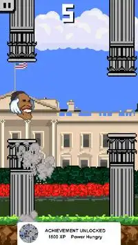 Flappy Obama: Elections 2016 Screen Shot 1
