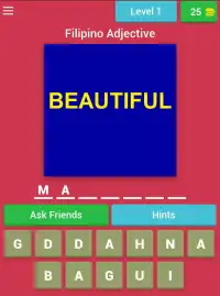 Pinoy Adjective Quiz (Learn Filipino Language) Screen Shot 10