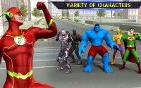 Flash Superhero Games - Super Light Crime City 3D Screen Shot 8