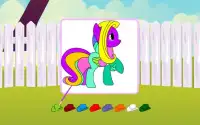 Giochi da colorare Pony Screen Shot 7