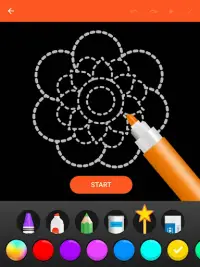 Learn To Draw Glow Flower Screen Shot 9