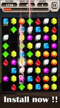 Diamond Rush 2020: Jewel Classic Match 3 Puzzle Screen Shot 4