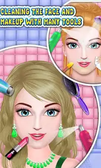 Hair Fashion Salon : Makeover & Spa girl game Screen Shot 2