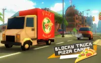Blocky Truck Pizza Craft Screen Shot 2