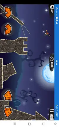 Moto X3M Spooky Land Game Screen Shot 1