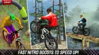 BMX Rooftop Bicycle rider Bike race stunt Game 3d Screen Shot 0