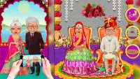 Indian Wedding Grandpa Love Marriage Games Screen Shot 4