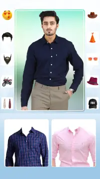 Men Formal Shirt Photo Editor Screen Shot 3