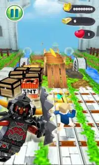 Subway Lego Knights: Free Arcade Subway Game Screen Shot 2