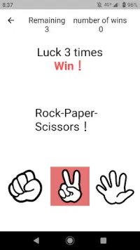 Brain Training！ Rock-Paper-Scissors！(RPS Game) Screen Shot 0