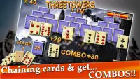 ThreeTowers, The Tripeaks Free Solitaire Game Card Screen Shot 2