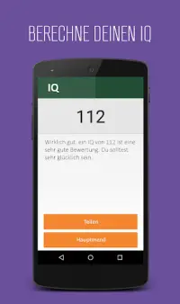 IQ Test Screen Shot 1