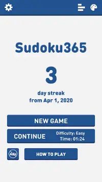 Sudoku365 - Free Brain Logic Puzzle Game Screen Shot 3