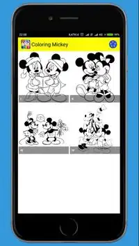 Mickey Coloring Books Mouse Screen Shot 1