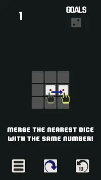 Merge Dice! - dice puzzle game Screen Shot 0