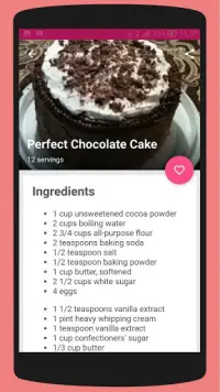 Chocolate Cake Recipes Screen Shot 3