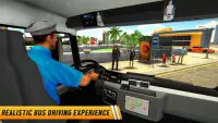 City Coach Bus Driving Games Screen Shot 5
