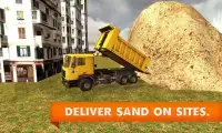Sand Escavatore Truck 3D Screen Shot 2