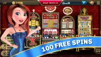 Slot Machine - Ruby Hall Free Vintage Casino Game Screen Shot 0